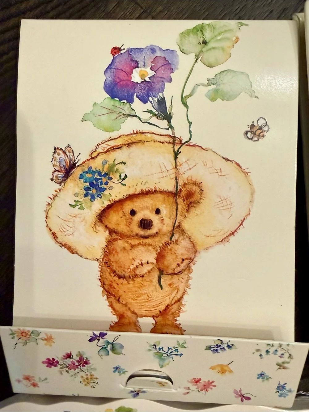 Vintage 1991 Hallmark “Mary’s Bears” Teddy Bear Stationary & Notepad Collection